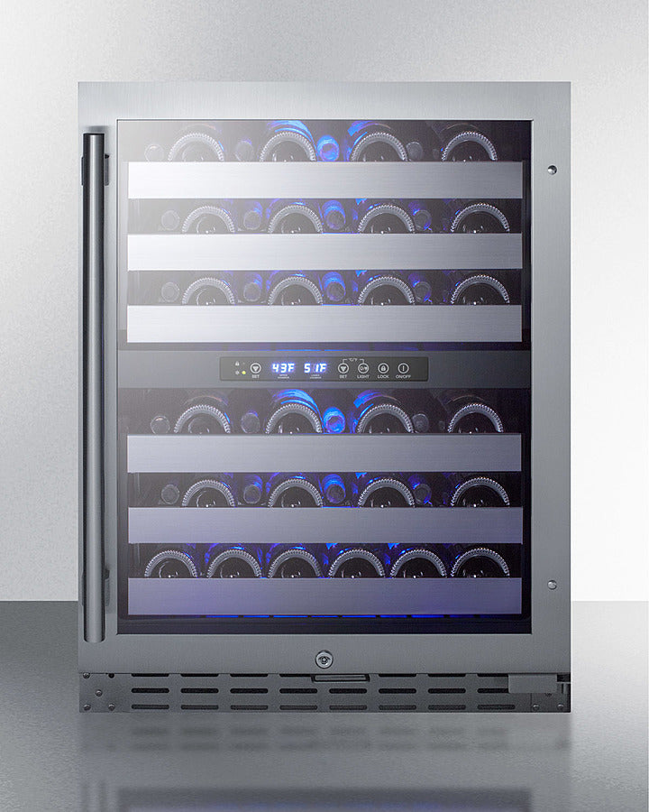 Summit 24" Wide Built-In Wine Cellar, ADA Compliant ALWC532CSS-Wine Cellars-The Wine Cooler Club