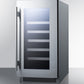 Summit 18" Wide Built-In Wine Cellar CL18WCCSS-Wine Cellars-The Wine Cooler Club