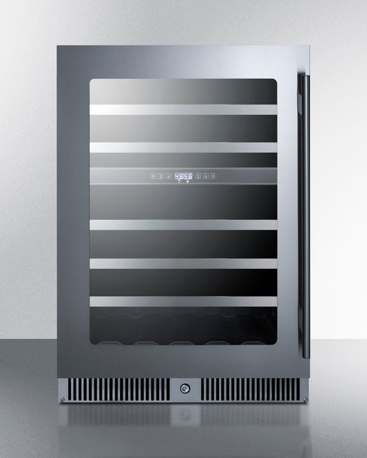 Summit 24" Wide Built-In Dual-Zone Wine Cellar CL244WCLHD-Wine Cellars-The Wine Cooler Club