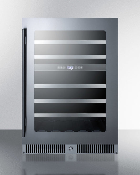 Summit 24" Wide Built-In Dual-Zone Wine Cellar CL244WC-Wine Cellars-The Wine Cooler Club