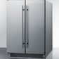 Summit 24" Wide Built-In Outdoor Wine/Beverage Center CL66FDOS-Wine Cellars-The Wine Cooler Club