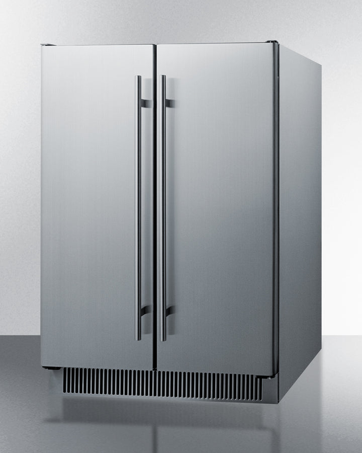 Summit 24" Wide Built-In Wine/Beverage Center CL64FDSS-Beverage Centers-The Wine Cooler Club