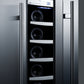 Summit 24" Wide Built-In Outdoor Wine/Beverage Center CL66FDOS-Wine Cellars-The Wine Cooler Club