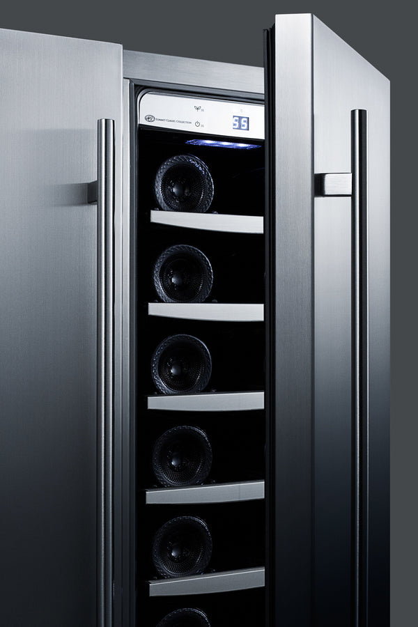 Summit 24" Wide Built-In Outdoor Wine/Beverage Center CL66FDOS-Wine Cellars-The Wine Cooler Club