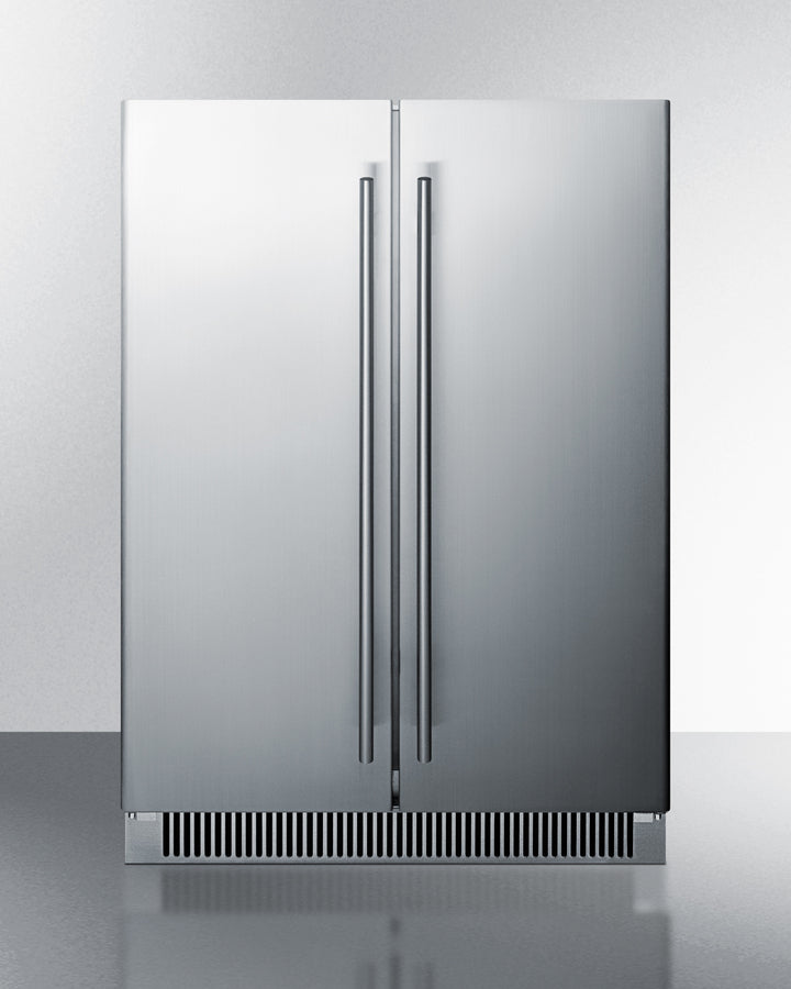 Summit 24" Wide Built-In Wine/Beverage Center CL64FDSS-Beverage Centers-The Wine Cooler Club