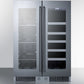 Summit 24" Wide Built-In Wine/Beverage Center CLFD243WBV-Wine Cellars-The Wine Cooler Club