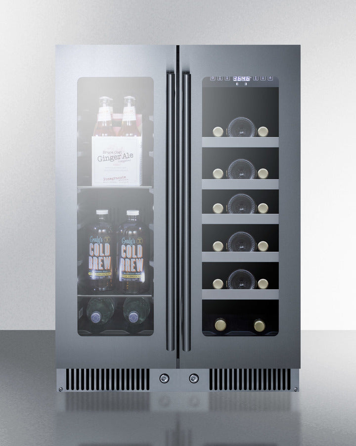 Summit 24" Wide Built-In Wine/Beverage Center CLFD243WBV-Wine Cellars-The Wine Cooler Club