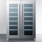 Summit 24" Wide Built-In Wine Cellar CLFD24WCCSS-Wine Cellars-The Wine Cooler Club