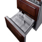 Summit 24" Wide Combination Dual-Zone Wine Cellar and 2-Drawer All-Refrigerator (Panels Not Included) SWCDAR24PNR-Wine Cellars-The Wine Cooler Club