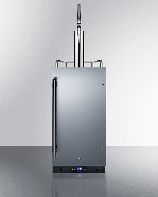 Summit 15" Wide Built-In Nitro-Infused Coffee Kegerator SBC15NCF-Kegerators-The Wine Cooler Club