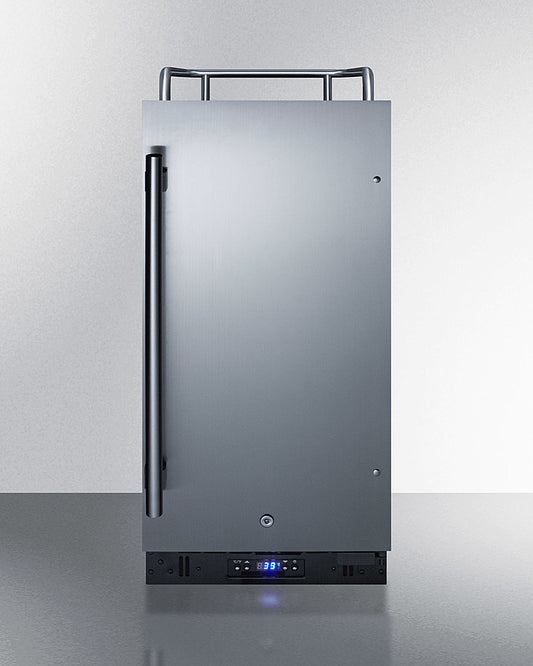 Summit 15" Wide Built-In Kegerator SBC15NKCSS-Kegerators-The Wine Cooler Club