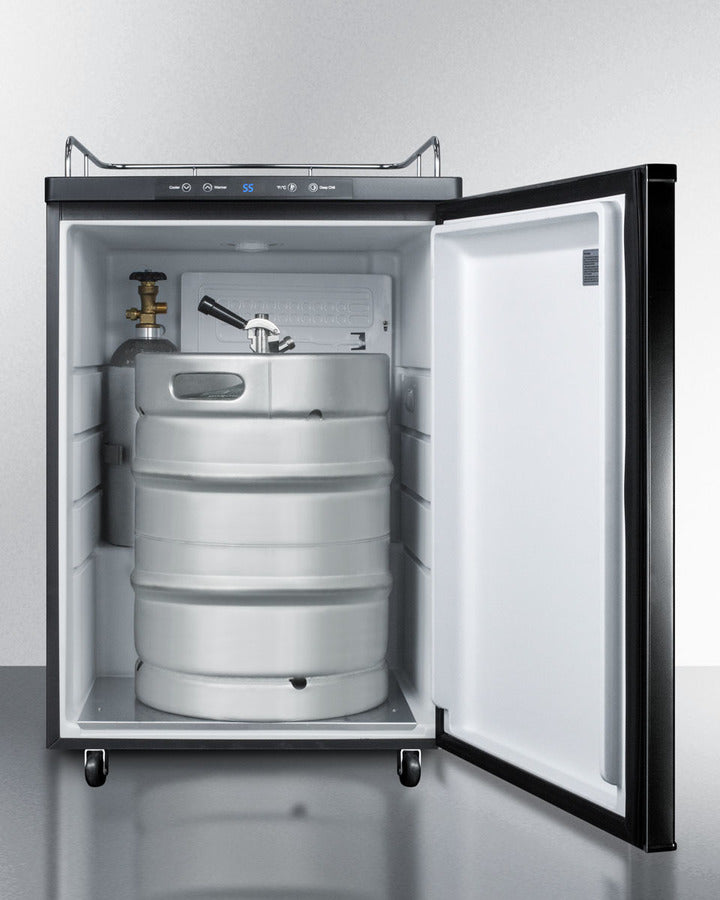 Summit 24" Wide Kegerator SBC635M7NK-Kegerators-The Wine Cooler Club