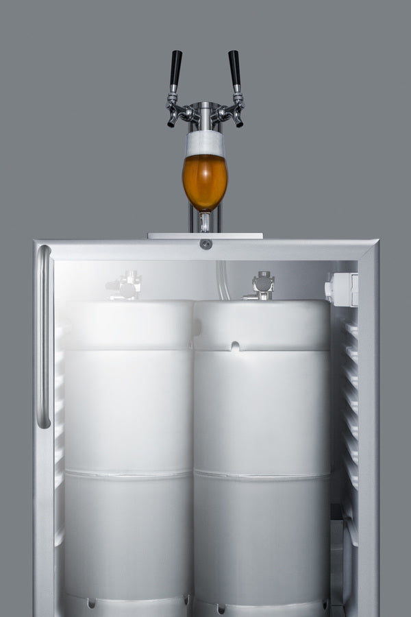 Summit 24" Wide Built-In Beer Dispenser, ADA Compliant SBC56GBICSSADA-Kegerators-The Wine Cooler Club