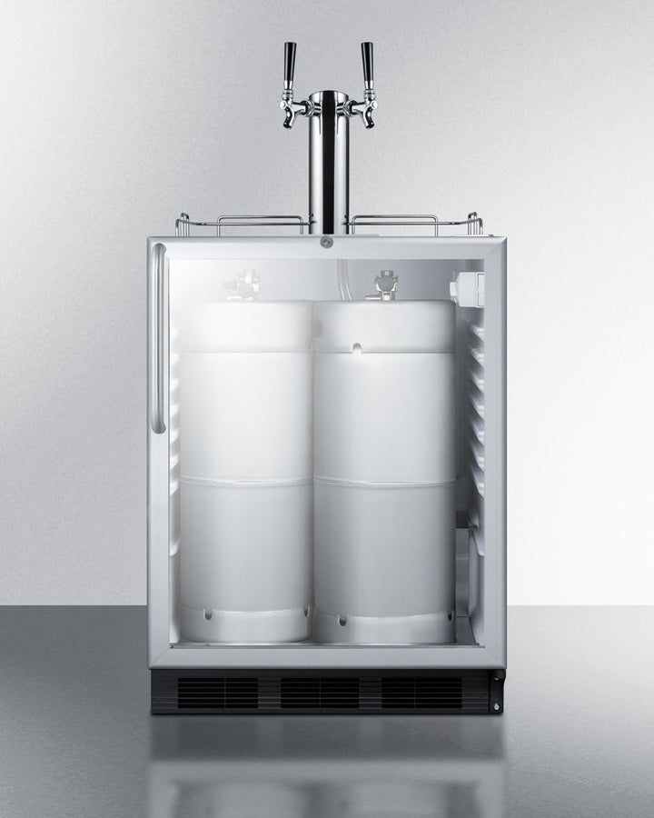 Summit 24" Wide Built-In Beer Dispenser, ADA Compliant SBC56GBICSSADA-Kegerators-The Wine Cooler Club
