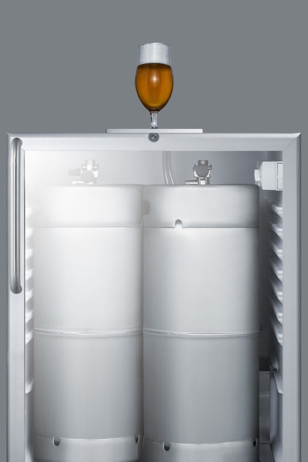 Summit 24" Wide Built-In Beer Dispenser, ADA Compliant SBC56GBINKCSSADA-Kegerators-The Wine Cooler Club