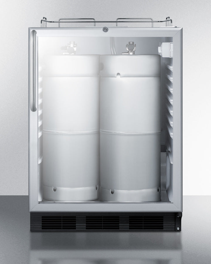 Summit 24" Wide Built-In Beer Dispenser, ADA Compliant SBC56GBINKCSSADA-Kegerators-The Wine Cooler Club