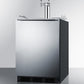 Summit 24" Wide Built-In Wine Kegerator, ADA Compliant SBC58BLBIADAWKDTWIN-Kegerators-The Wine Cooler Club
