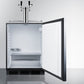 Summit 24" Wide Built-In Kegerator, ADA Compliant SBC58BLBIADALock-Kegerators-The Wine Cooler Club