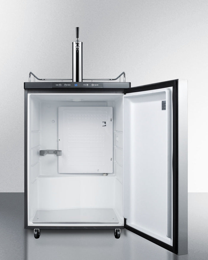 Summit 24" Wide Built-In Kegerator SBC635MBISSHH-Kegerators-The Wine Cooler Club
