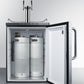 Summit 24" Wide Built-In Kegerator SBC635MBIDPLTWIN-Kegerators-The Wine Cooler Club
