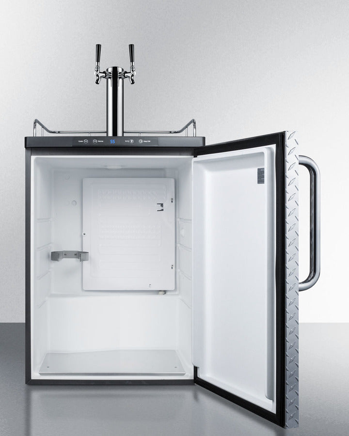 Summit 24" Wide Built-In Kegerator SBC635MBIDPLTWIN-Kegerators-The Wine Cooler Club