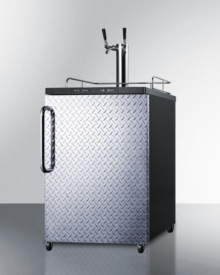Summit 24" Wide Kegerator SBC635MDPLTWIN-Kegerators-The Wine Cooler Club
