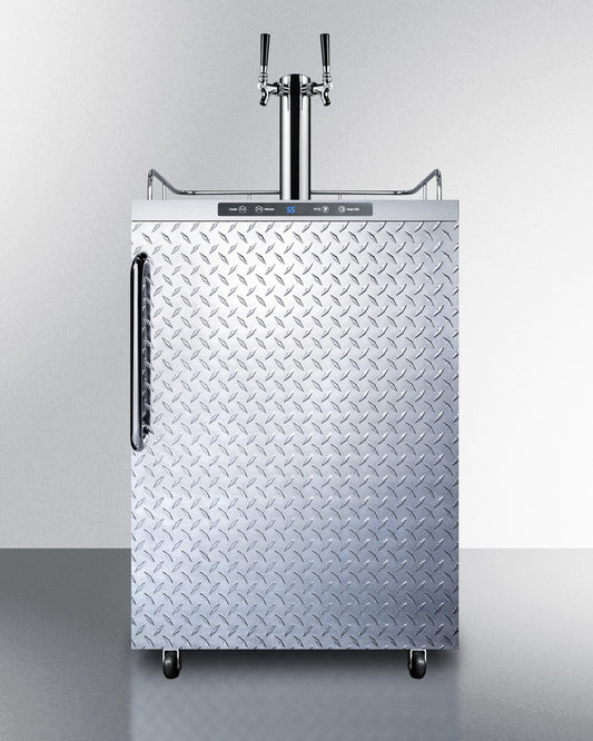 Summit 24" Wide Outdoor Kegerator SBC635MOSDPLTWIN-Kegerators-The Wine Cooler Club