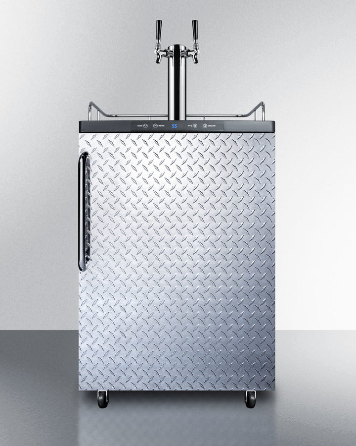 Summit 24" Wide Kegerator SBC635MDPLTWIN-Kegerators-The Wine Cooler Club