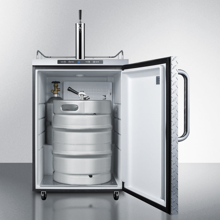 Summit 24" Wide Outdoor Kegerator SBC635MOSDPL-Kegerators-The Wine Cooler Club