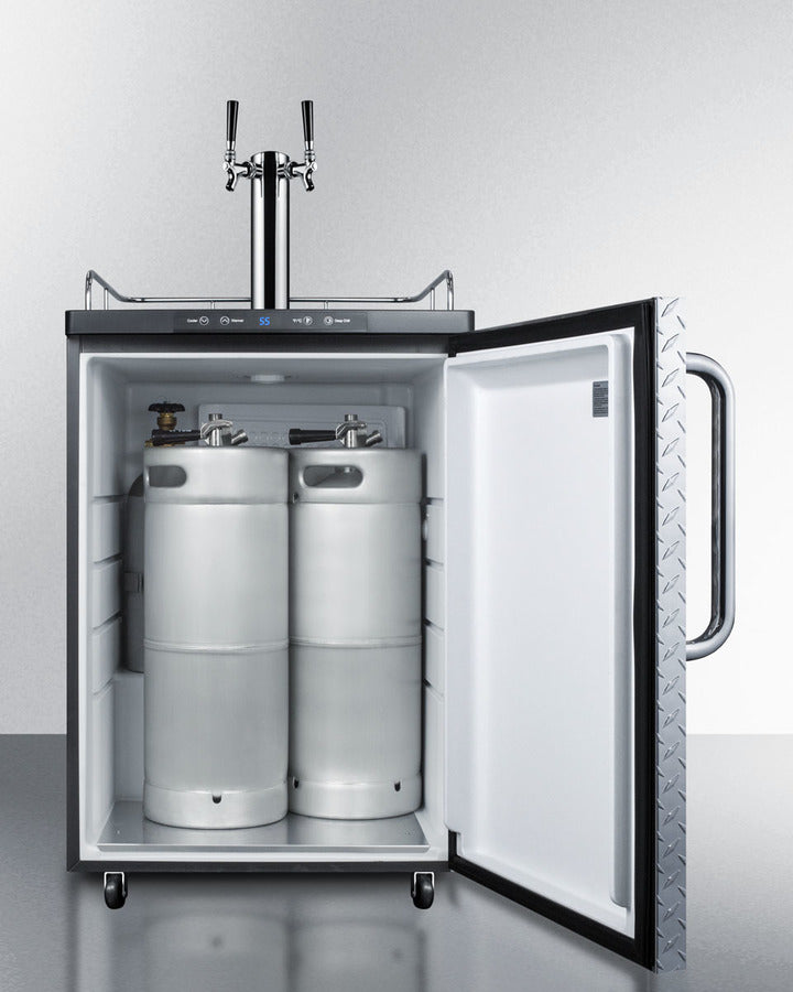 Summit 24" Wide Kegerator SBC635MDPLTWIN-Kegerators-The Wine Cooler Club