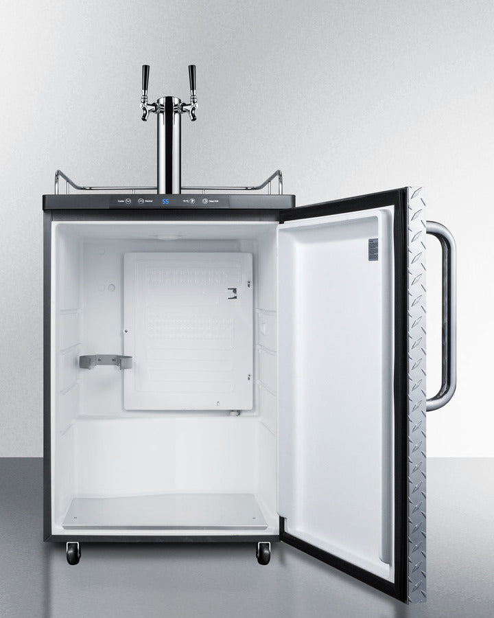 Summit 24" Wide Kegerator SBC635MDPLTWIN-Kegerators-The Wine Cooler Club