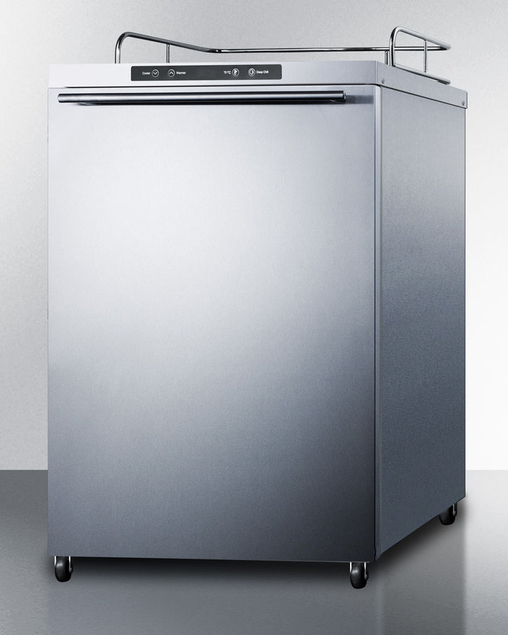 Summit 24" Wide Outdoor Kegerator SBC635MOS7NKHH-Kegerators-The Wine Cooler Club