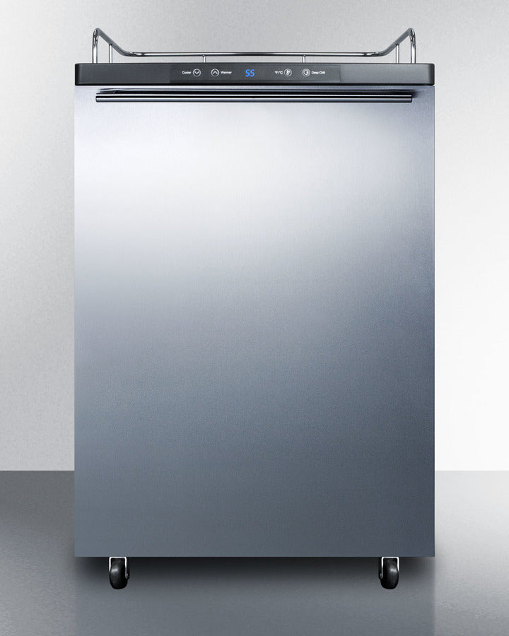 Summit 24" Wide Kegerator SBC635MNKSSHH-Kegerators-The Wine Cooler Club