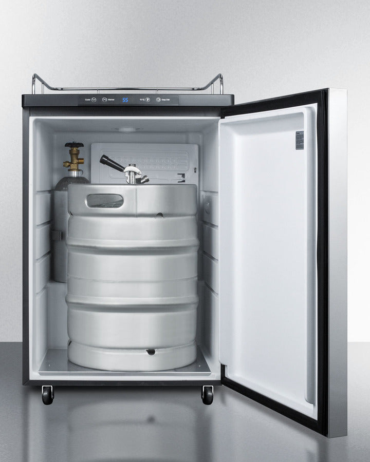 Summit 24" Wide Kegerator SBC635MNKSSHH-Kegerators-The Wine Cooler Club