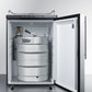 Summit 24" Wide Kegerator SBC635MNKSSHV-Kegerators-The Wine Cooler Club