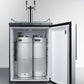 Summit 24" Wide Built-In Kegerator SBC635MBISSHVTWIN-Kegerators-The Wine Cooler Club