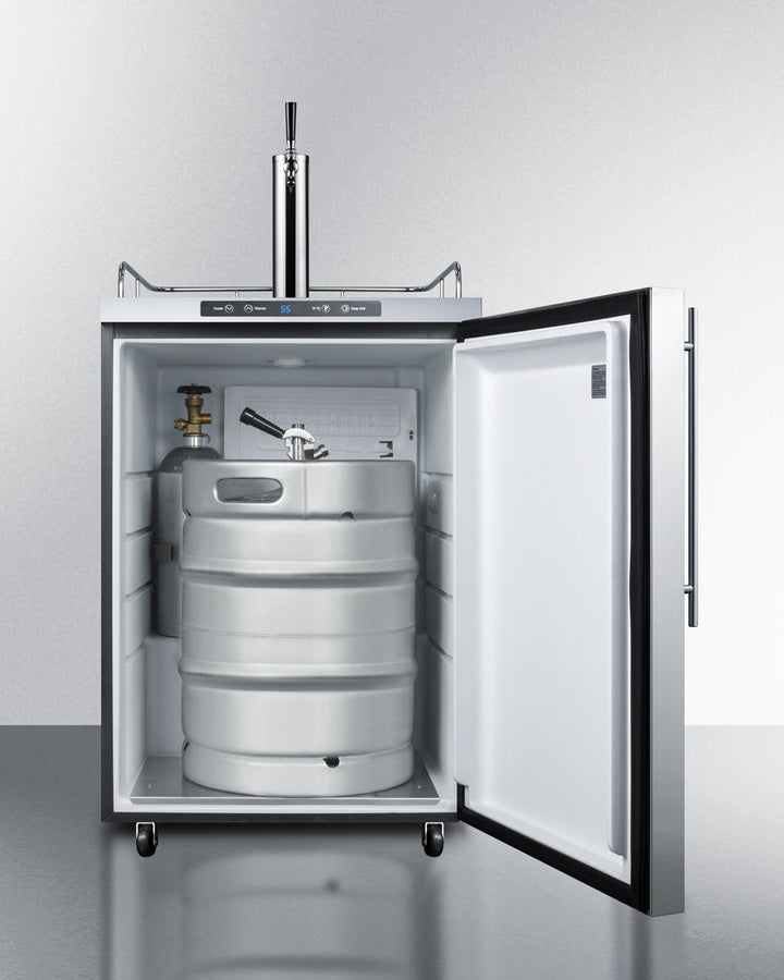 Summit 24" Wide Outdoor Kegerator SBC635MOS7HV-Kegerators-The Wine Cooler Club