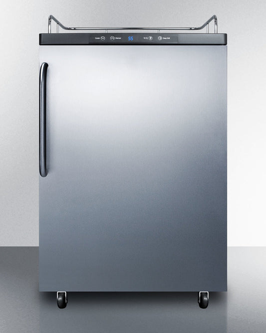 Summit 24" Wide Kegerator SBC635MNKSSTB-Kegerators-The Wine Cooler Club