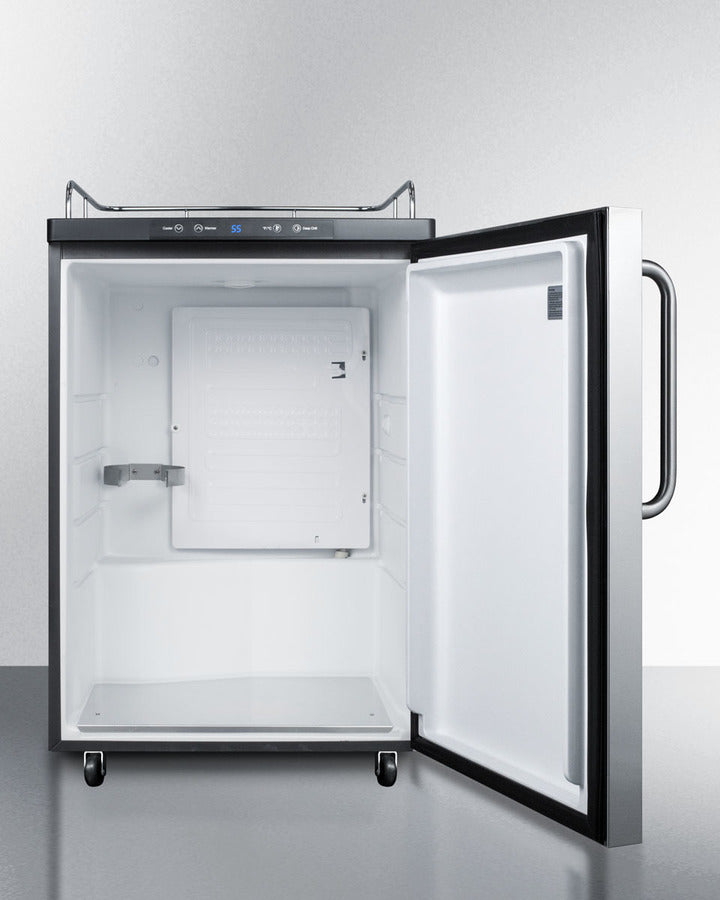 Summit 24" Wide Kegerator SBC635MNKSSTB-Kegerators-The Wine Cooler Club