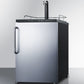 Summit 24" Wide Kegerator SBC635MSSTB-Kegerators-The Wine Cooler Club