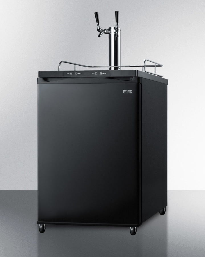 Summit 24" Wide Built-In Kegerator SBC635MBITWIN-Kegerators-The Wine Cooler Club