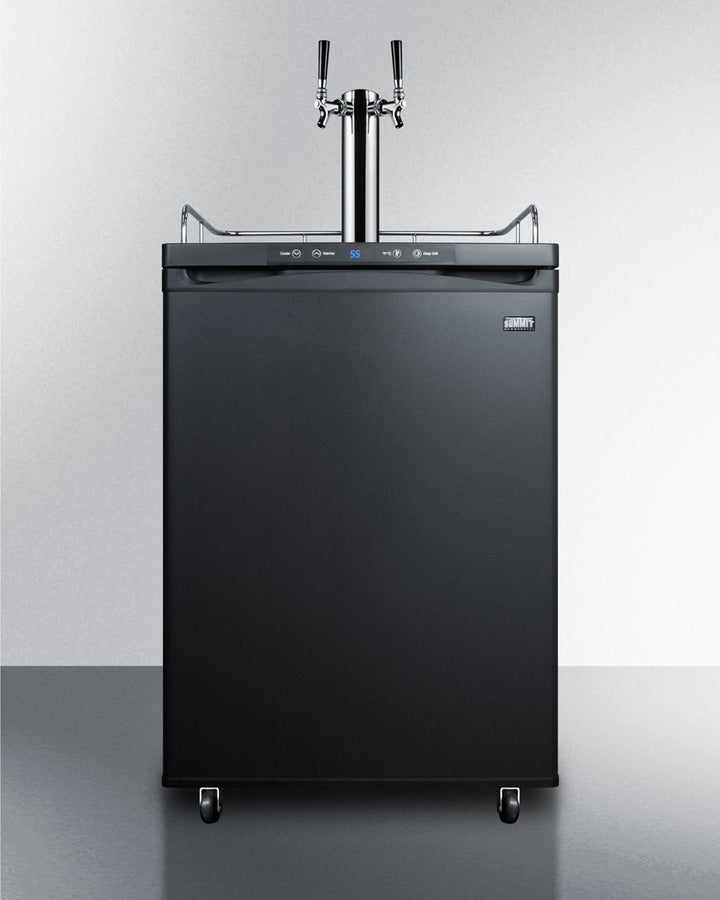 Summit 24" Wide Wine Kegerator SBC635MTWIN-Kegerators-The Wine Cooler Club
