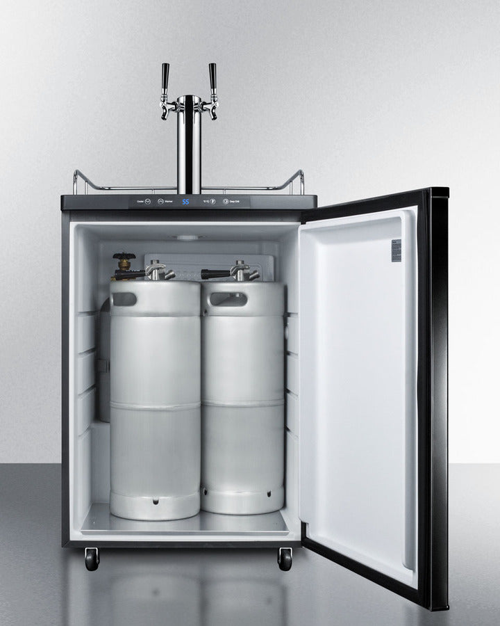 Summit 24" Wide Built-In Kegerator SBC635MBI7TWIN-Kegerators-The Wine Cooler Club