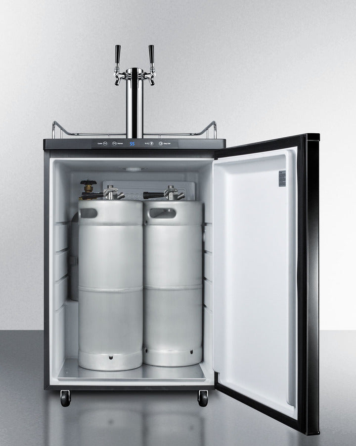 Summit 24" Wide Wine Kegerator SBC635MTWIN-Kegerators-The Wine Cooler Club
