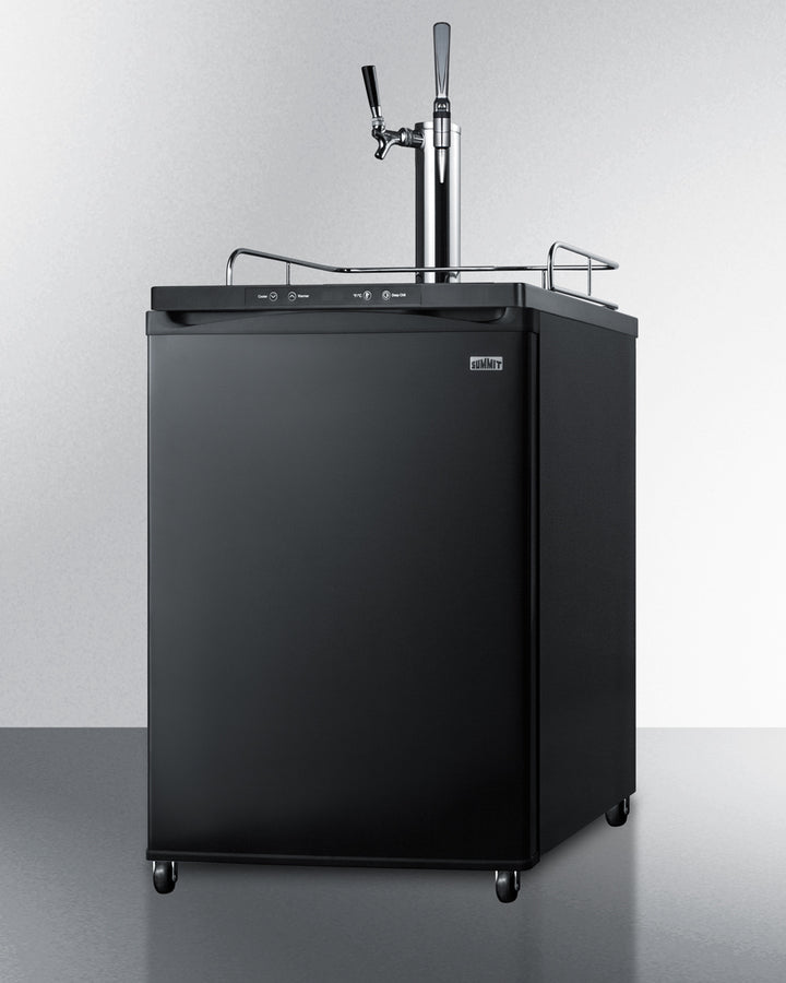 Summit 24" Wide Coffee Kegerator SBC635M7CMTWIN-Kegerators-The Wine Cooler Club