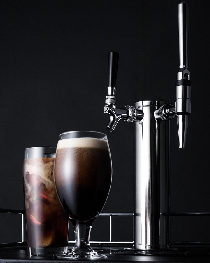 Summit 24" Wide Coffee Kegerator SBC635M7CMTWIN-Kegerators-The Wine Cooler Club
