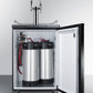 Summit 24" Wide Coffee Kegerator SBC635M7CMTWIN-Kegerators-The Wine Cooler Club
