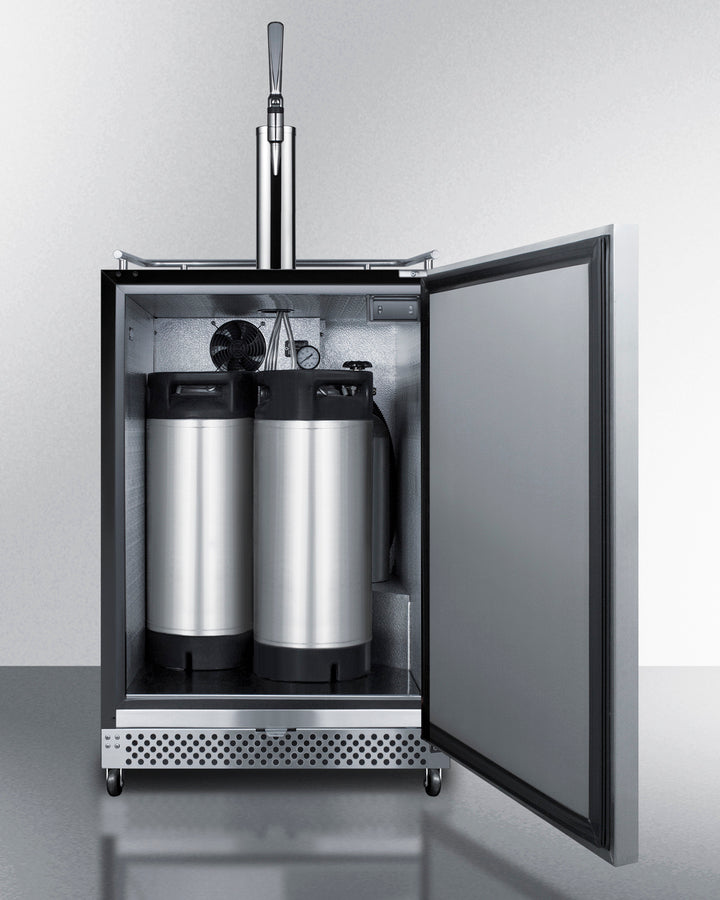 Summit 24" Wide Built-In Outdoor Nitro-Infused Coffee Kegerator SBC696OSNCF-Kegerators-The Wine Cooler Club