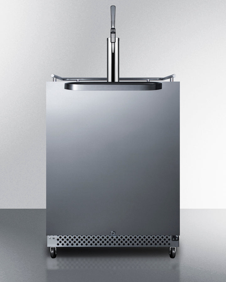 Summit 24" Wide Built-In Outdoor Nitro-Infused Coffee Kegerator SBC696OSNCF-Kegerators-The Wine Cooler Club