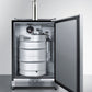 Summit 24" Wide Built-In Outdoor Kegerator with TapLock SBC696OSTL-Kegerators-The Wine Cooler Club